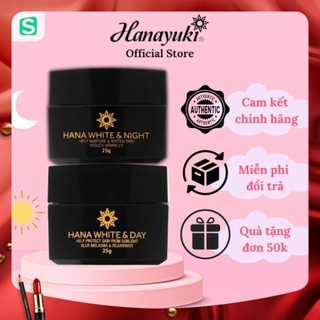 Kem dưỡng trắng da ngày & đêm hanayuki hana white day & night chính hãng