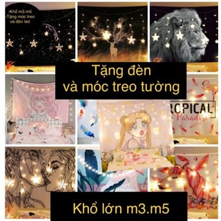 Tranh vải treo tường  giấy dán tường trang trínội thất phòng ngủ