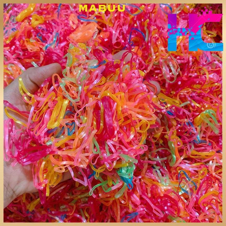 100gr dây chun buộc tóc cho mẹ và bé - Đủ size to nhỏ - hang_chuan