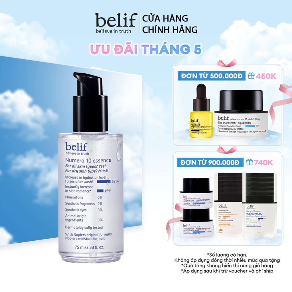 Tinh chất khoá ẩm Belif Numero 10 Essence 75ml