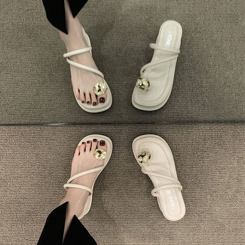 Dép Sandal Đế Xuồng Thời Trang Đi Biển Mùa Hè Cho Nữ