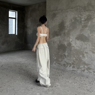 Quần dù parachute rộng oversize
