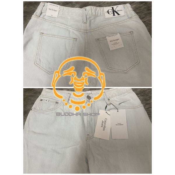 Quần jeans nữ CK dáng Straight