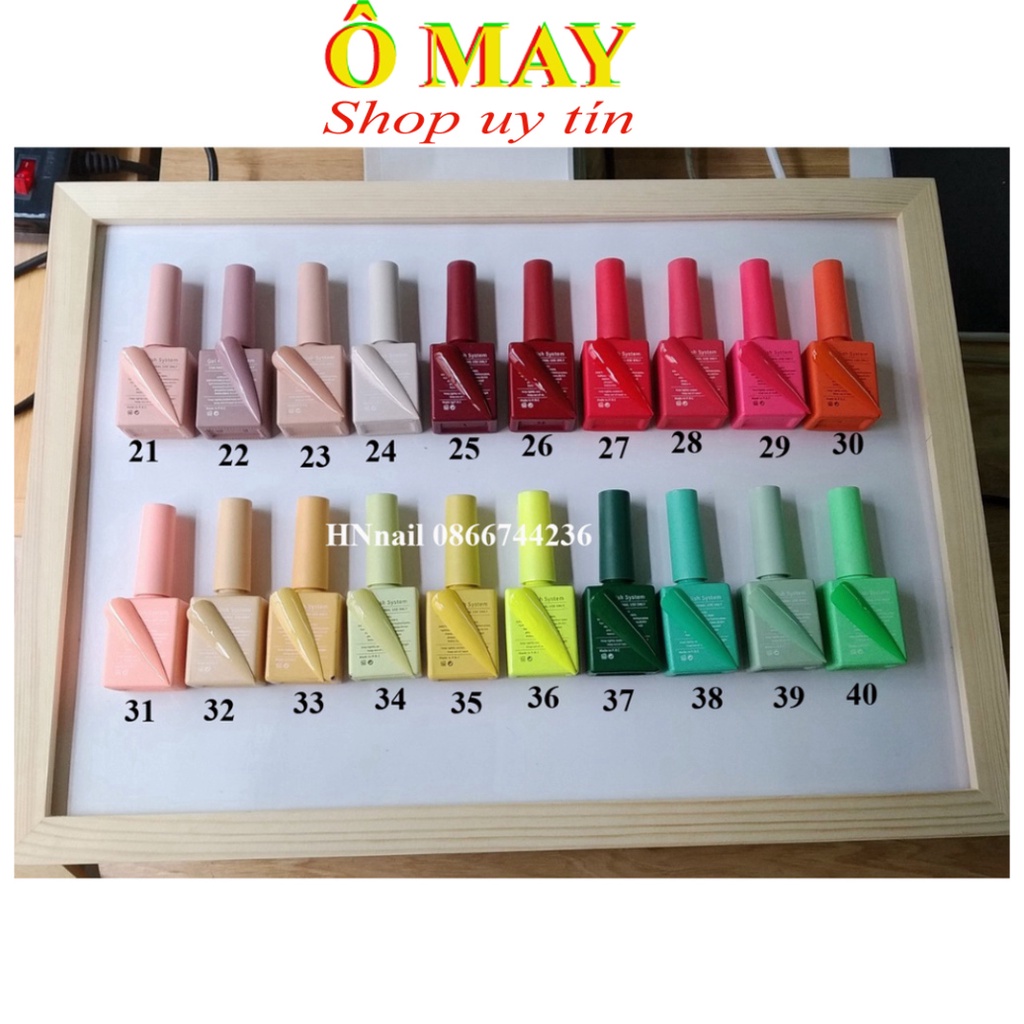 Sơn gel móng tay Hơ Đèn GAIRRIY chai15ml chăm sóc móng làm đẹp nail mi spa Shop Ô MAY OMAYVN