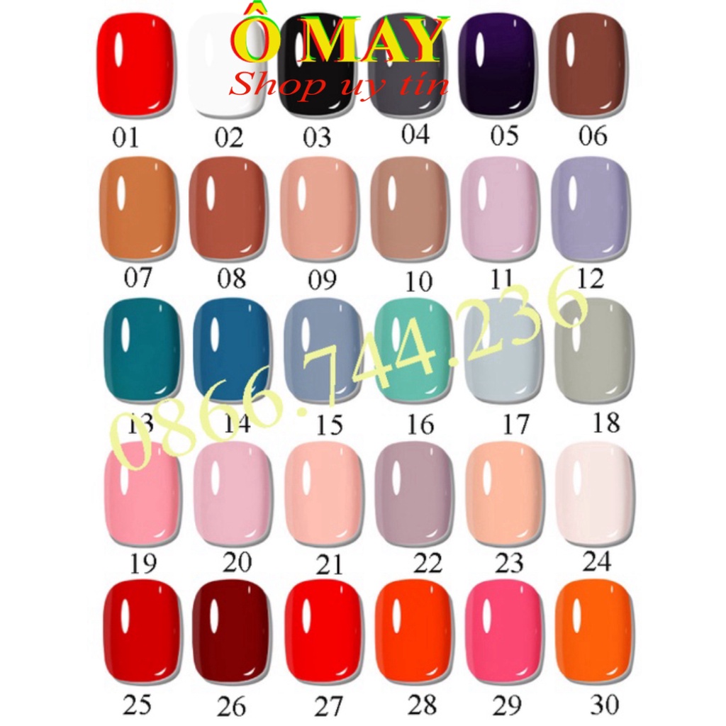 Sơn gel móng tay Hơ Đèn GAIRRIY chai15ml chăm sóc móng làm đẹp nail mi spa Shop Ô MAY OMAYVN