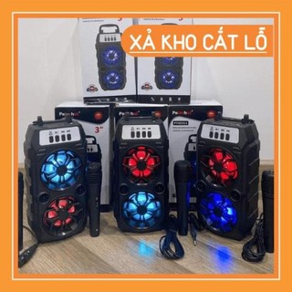 Loa Bluetooth Hát Karaoke Peterhot -Tặng Kèm Mic Hát mã 2311