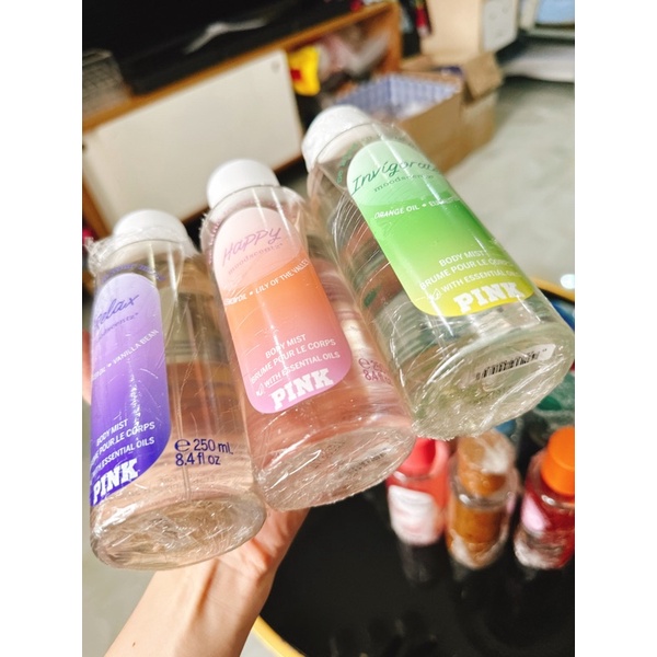 Auth_MOODSCENTZ HAPPY RELAX INVIGORATE _ Xịt Thơm Body Mist Victoria’s Secret