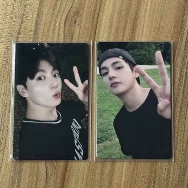 Ảnh BTS trang trí siêu tầm photocard Taehyung Jungkook in the soop 2 chính hãng