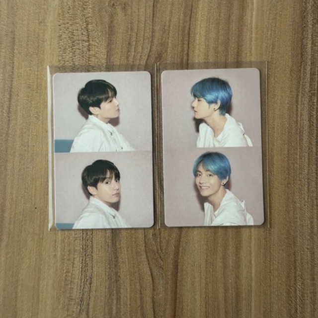 Photocard chính hãng Taehyung Jungkook BTS - Taekook per 1