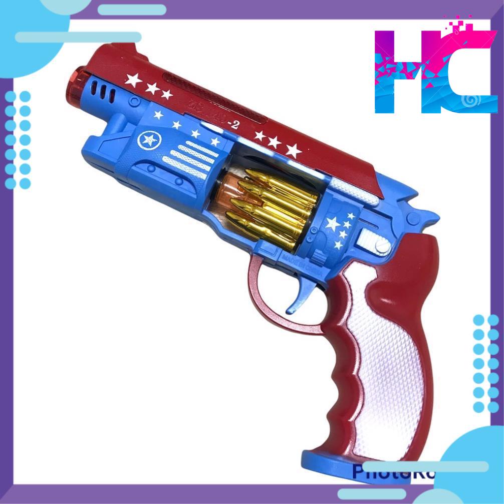 Đồ chơi Súng Pin CÓ NHẠC VÀ ĐÈN LED CHO BÉ  - hang_chuan