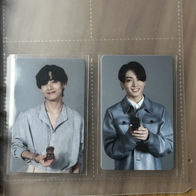Card Jungkook Taehyung cầu hôn samsung chính hãng - Taekook cầu hôn samsung