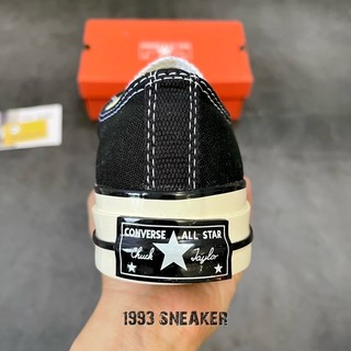 [1993 SNEAKER] Giày Sneaker cổ thấp Converse 1970s Đen | Hàng Fullbox