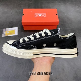 [1993 SNEAKER] Giày Sneaker cổ thấp Converse 1970s Đen | Hàng Fullbox