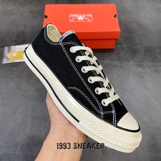 [1993 SNEAKER] Giày Sneaker cổ thấp Converse 1970s Đen | Hàng Fullbox