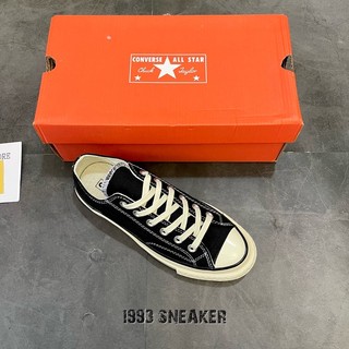 [1993 SNEAKER] Giày Sneaker cổ thấp Converse 1970s Đen | Hàng Fullbox