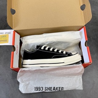 [1993 SNEAKER] Giày Sneaker cổ thấp Converse 1970s Đen | Hàng Fullbox