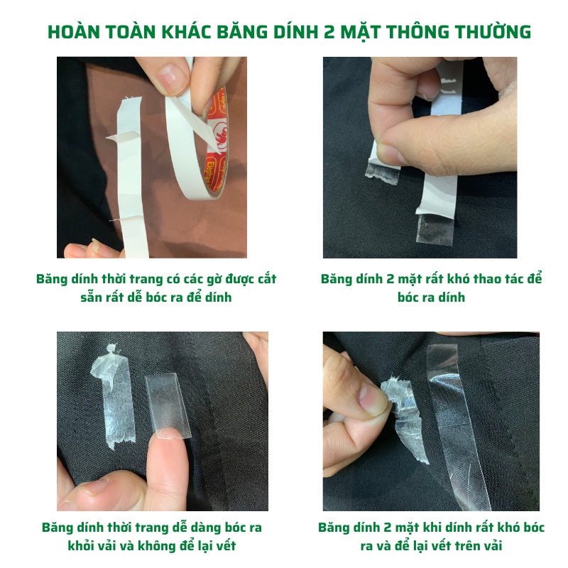 Miếng dán cố định quần áo, băng dính cố định quần áo chống hở - tongkhogiadung.vn