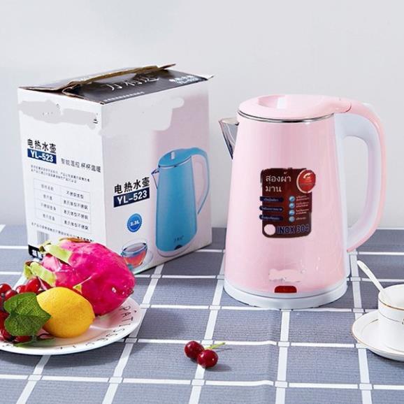 Bình Đun Siêu Tốc Thái Lan - Ấm Siêu Tốc 2 Lớp 2.5L Bảo Hành 12 Tháng - tongkhogiadung.vn | BigBuy360 - bigbuy360.vn