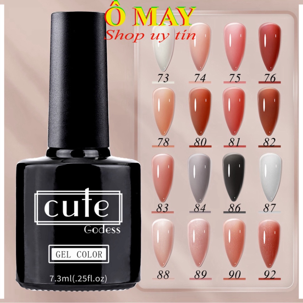 Sơn Hơ Đèn Gel Thạch Cute Goodness Linna 7.3ml/chai trang trí chăm sóc móng làm nail mi spa thời trang nữ Shop Ô MAY