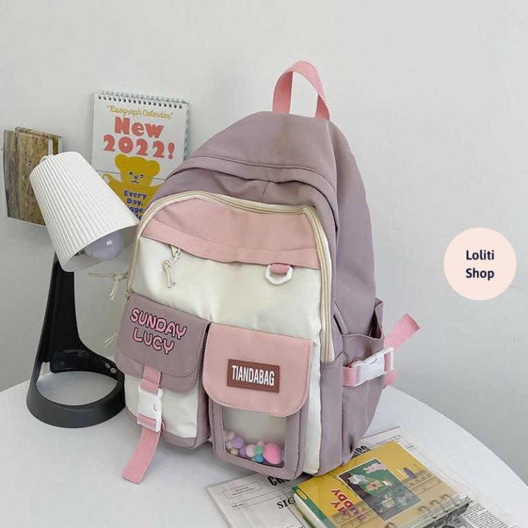Balo nam nữ thời trang đi học, du lịch cá tính LOLITI BL660