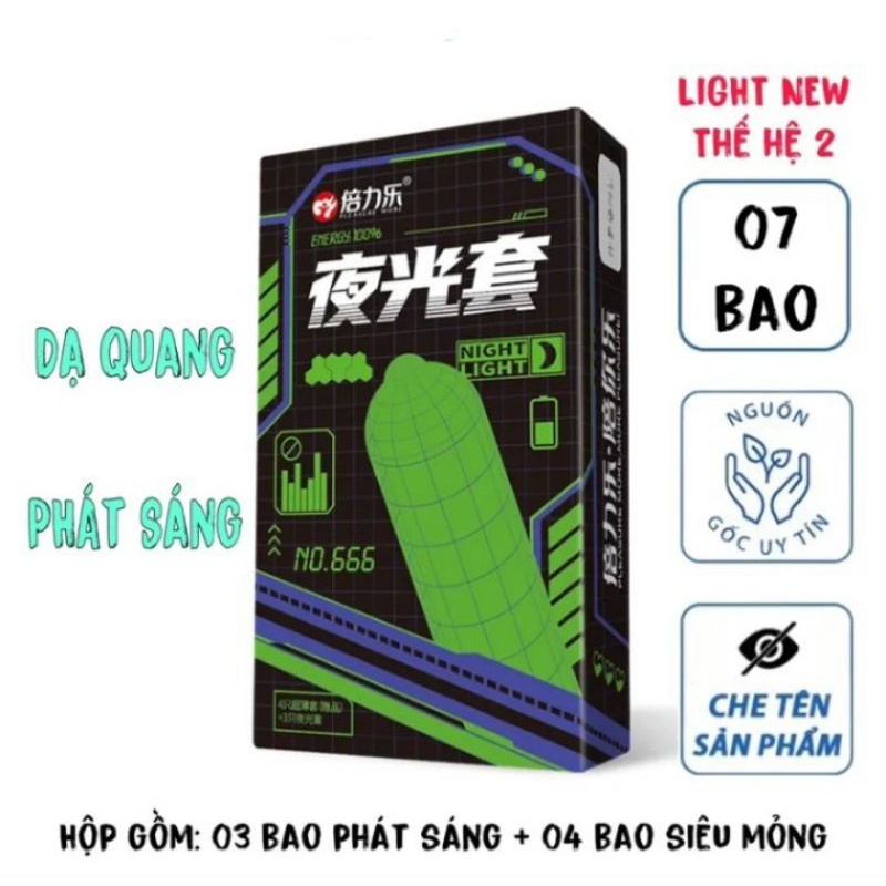 Bao cao su dạ quang, phát sáng