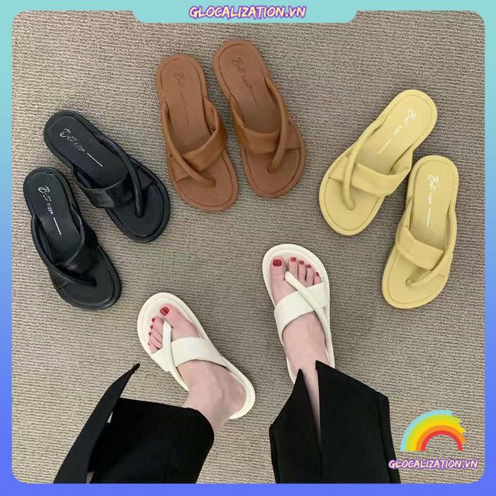 Xăng đan Hở Ngón Đế Bằng Thiết Kế Mới Thoải Mái Dễ Phối Đồ Cho Nữ