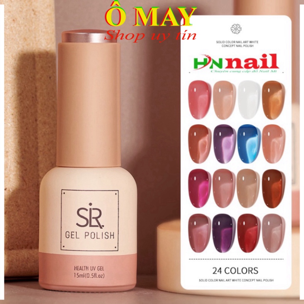 Sơn gel móng tay Thạch SIR chai15ml chăm sóc móng làm đẹp nail mi thời trang Nữ Shop Ô MAY OMAYVN