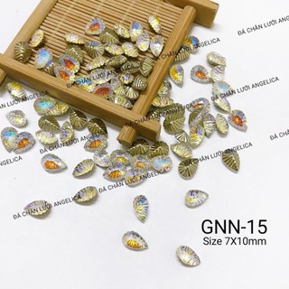Túi 10 Viên Đá Khối Nail Hình Giọt Nước Trang Trí Móng Siêu Sáng ANGELICA GNN