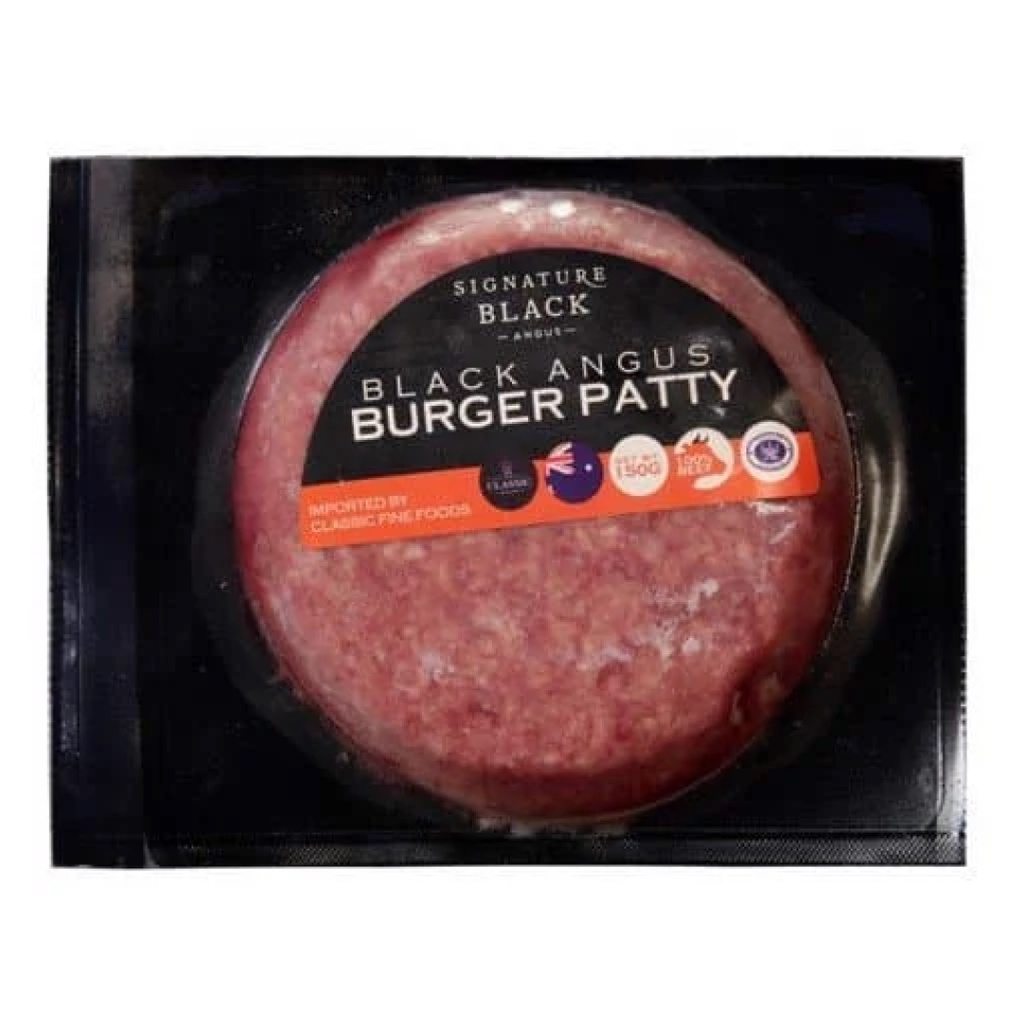 (Ship2h) Thịt Bò Burger, Black Angus Burger Patty (150g) - STANBROKE
