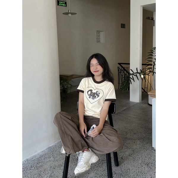 Áo baby tee 𝐋𝐨𝐯𝐢𝐧𝐠 𝐡𝐞𝐚𝐫𝐭 kem