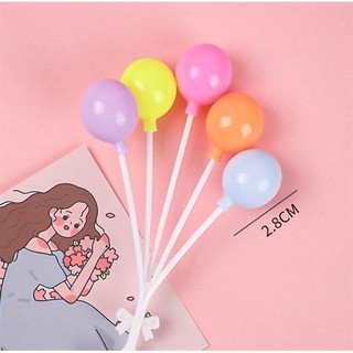 Sp070608 chùm 5 bóng sắc màu nhựa