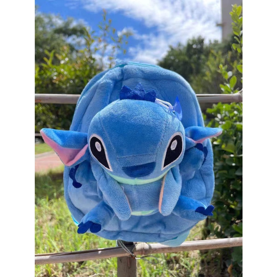 Ba Lô Đi Học Hình Stitch Dễ Thương Cho Bé Mẫu Giáo 3~6 Tuổi