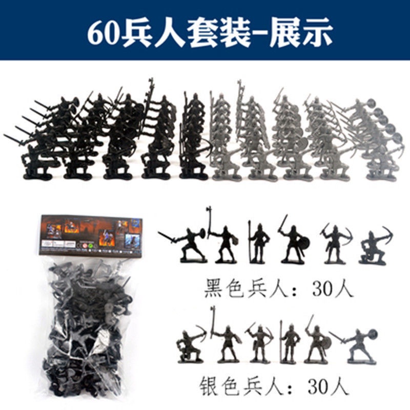 Đồ Chơi Mô Hình Lính Chiến Binh Thời Trung Cổ Độc Đáo