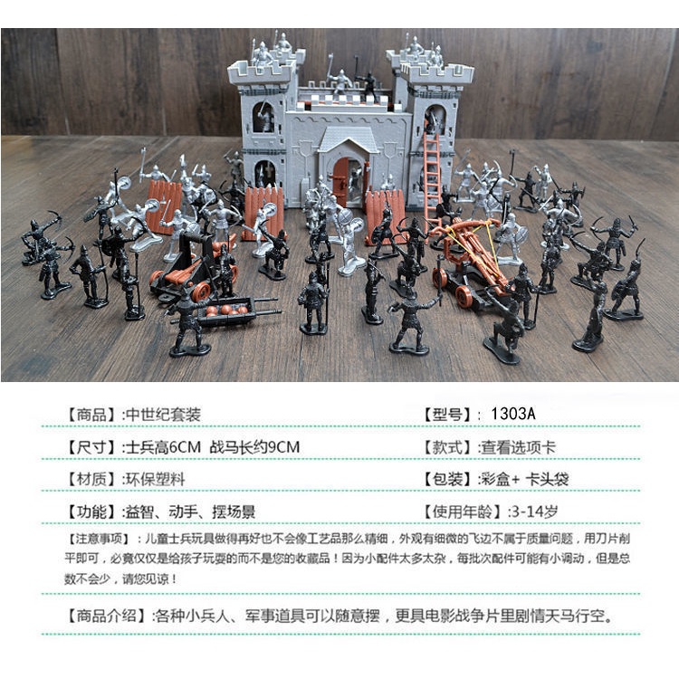 Đồ Chơi Mô Hình Lính Chiến Binh Thời Trung Cổ Độc Đáo