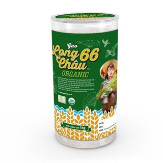 Gạo Long Châu 66 Hữu Cơ, Organic Rice (1kg)