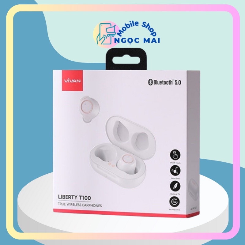 Tai nghe bluetooth Vivan Liberty T100 - Hàng chính hãng