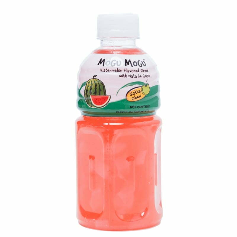 Nước Dưa Hấu Thạch Dừa, Mogu Mogu, Watermelon Flavored Drink with Nata