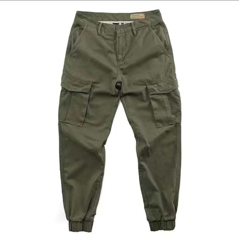 Quần Bảo Hộ Lao Động / Xây Dựng Dáng Rộng Bằng Cotton Nguyên Chất Chống Bụi Chống Mài Mòn Thời Trang Xuân Thu Cho Nam