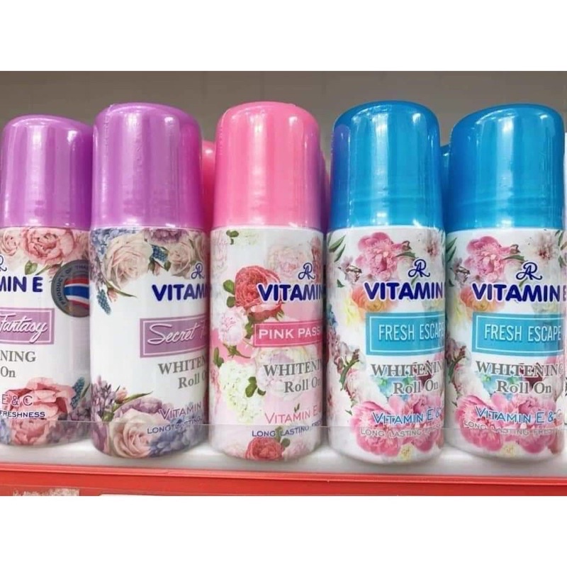 Lăn Khử Mùi Vitamin E Aron 75ml Thái Lan