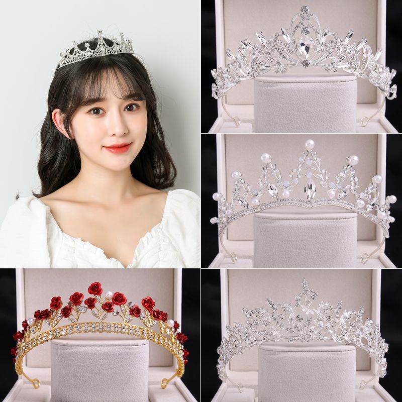 Vương Miện Cài Tóc Cô Dâu Phong Cách Nhật Hàn Thời Trang Mới 2021 18th