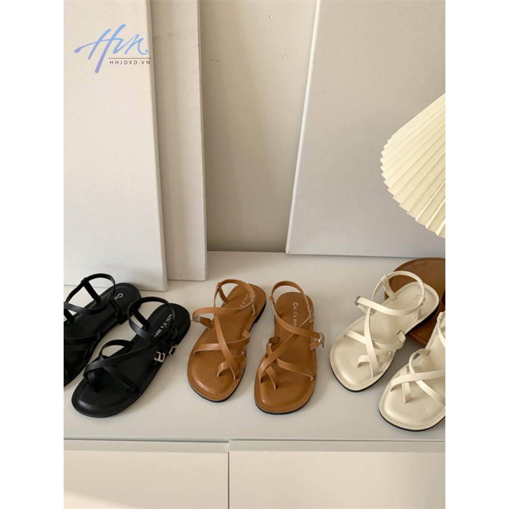 Giày Sandal Đế Dày Mềm Thoải Mái Thời Trang Mùa Hè Phong Cách Hàn Quốc Cho Nữ