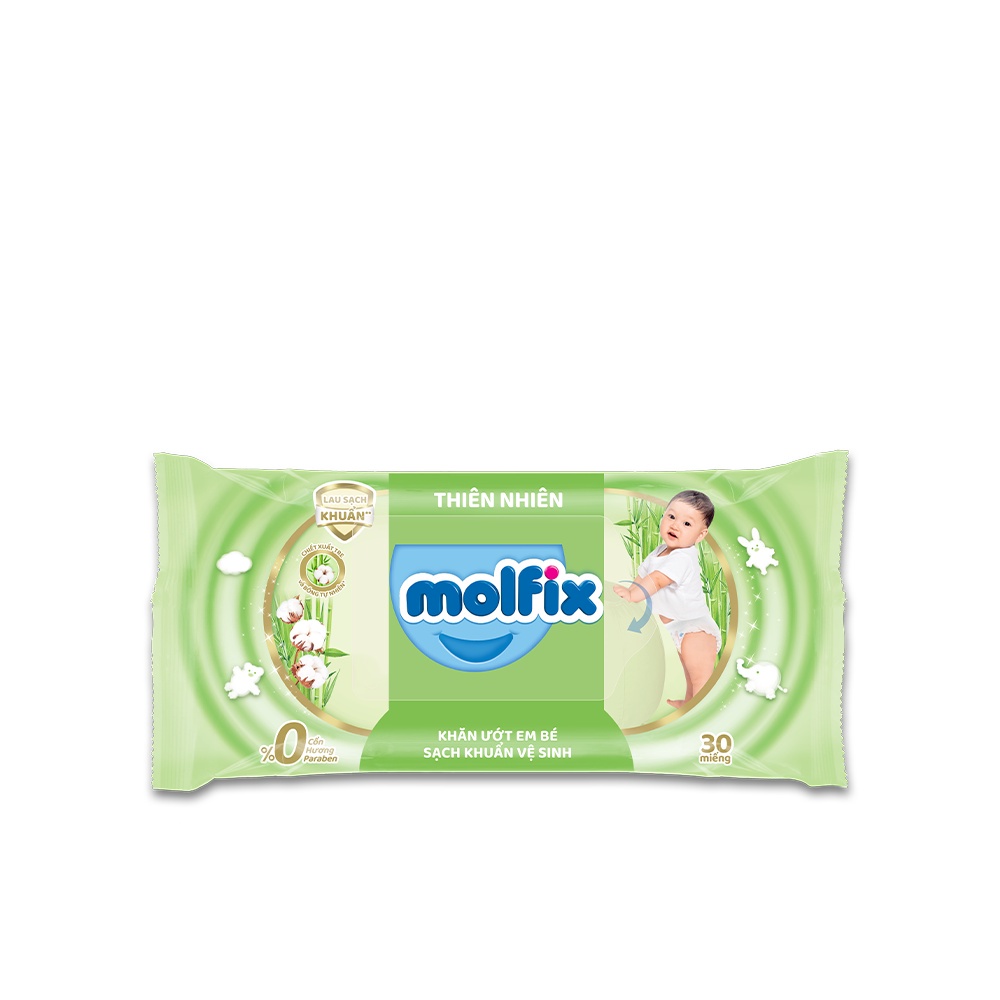 [Gift] Mẫu thử Khăn ướt Molfix Thiên Nhiên