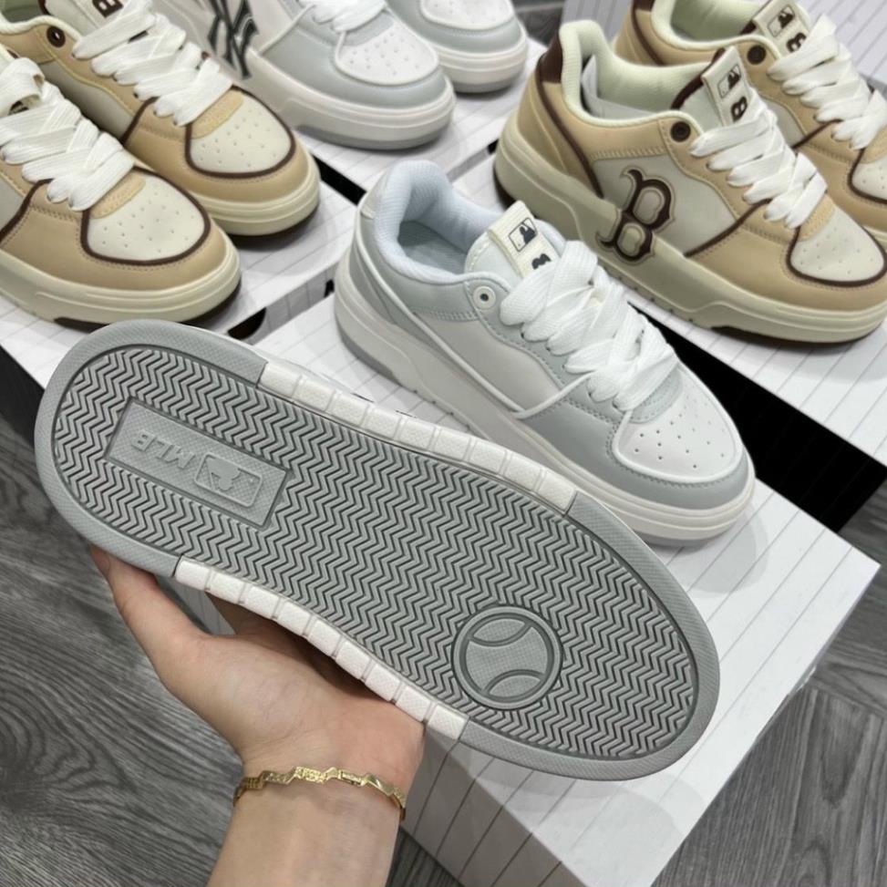 Giày MLB  Chunky Liner Ny Yankees màu trắng xám bản mới nhất 2022