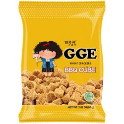 (COMBO 3 Gói) Snack Mì Giòn Vị BBQ, Wheat Crackers, BBQ Cube (80g) - GGE