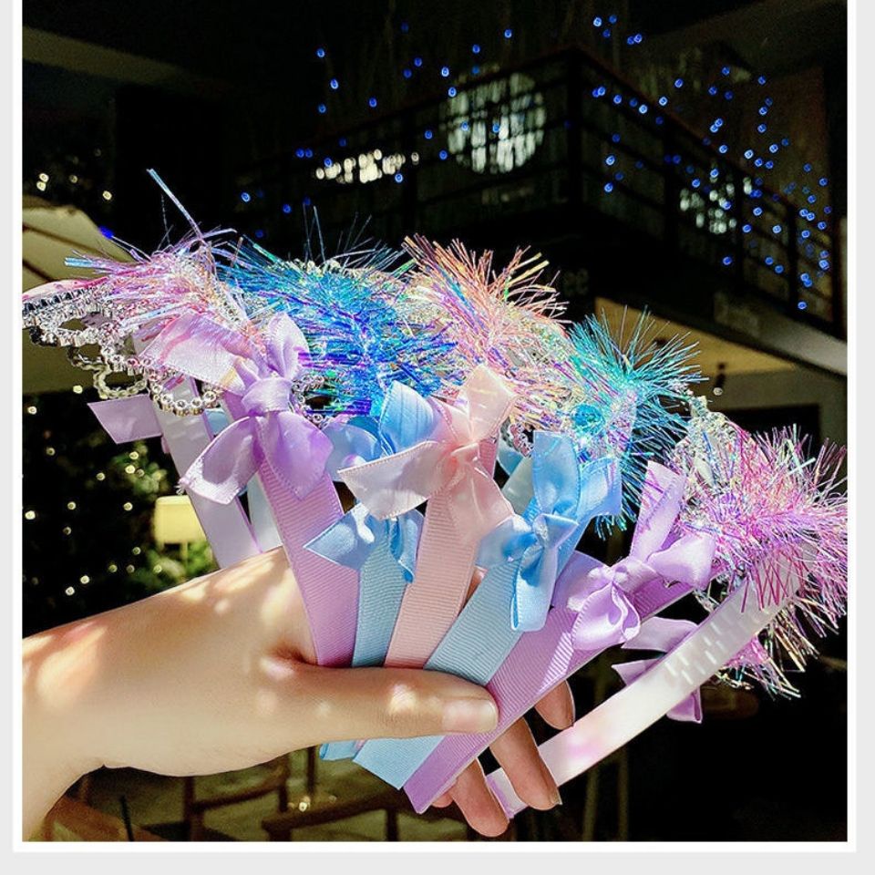 Vương Miện Công Chúa Aisha Dạ Quang Dễ Thương Cho Bé Gái