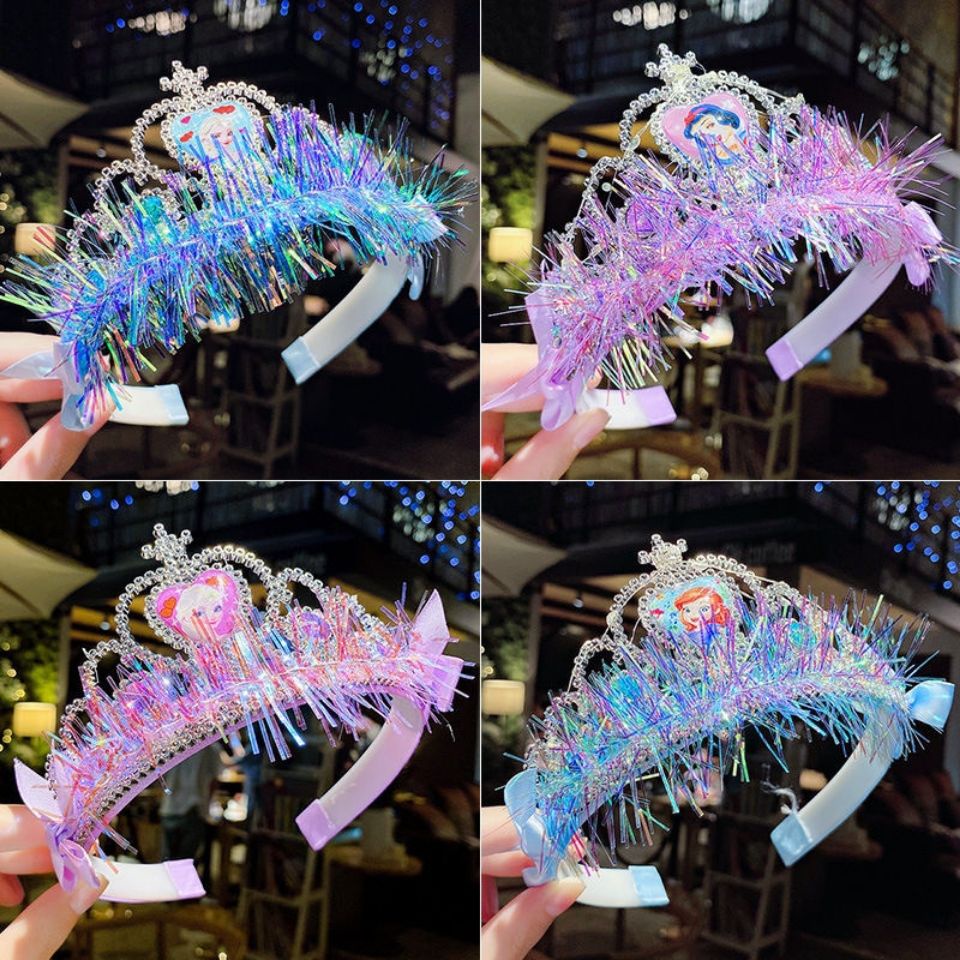 Vương Miện Công Chúa Aisha Dạ Quang Dễ Thương Cho Bé Gái