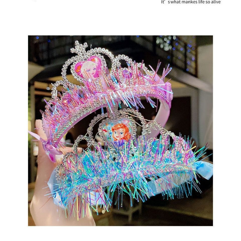 Vương Miện Công Chúa Aisha Dạ Quang Dễ Thương Cho Bé Gái