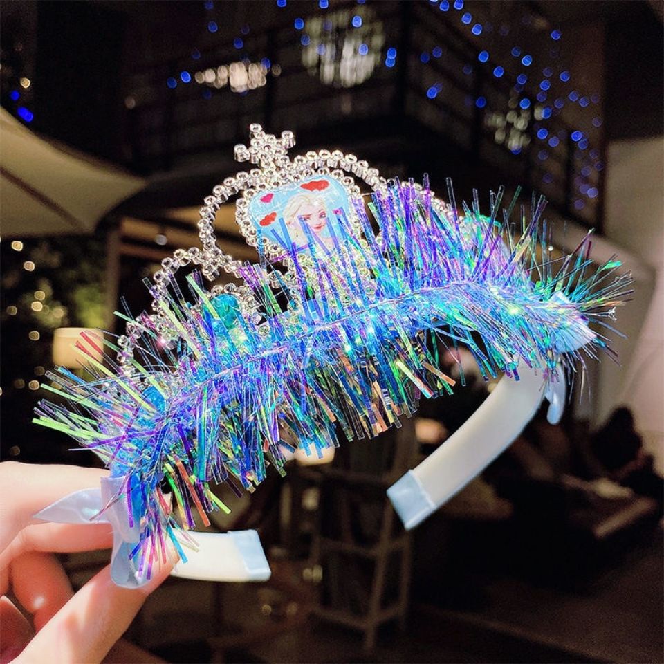 Vương Miện Công Chúa Aisha Dạ Quang Dễ Thương Cho Bé Gái