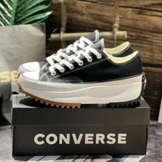 [FREESHIP] Giày Converse Run Star Đen Cổ Thấp Nam Nữ Đế Độn Cao Cấp