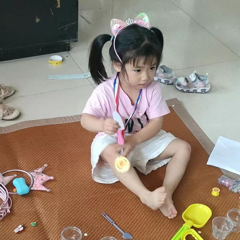 Băng Đô Tai Mèo Đính Vương Miện Dễ Thương Cho Bé Gái